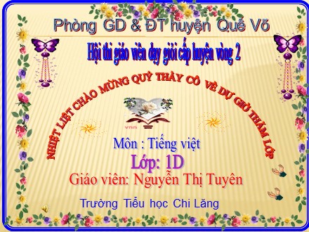Bài giảng Học vần Lớp 1 - Bài 42: Ưu, ươu - Nguyễn Thị Tuyên
