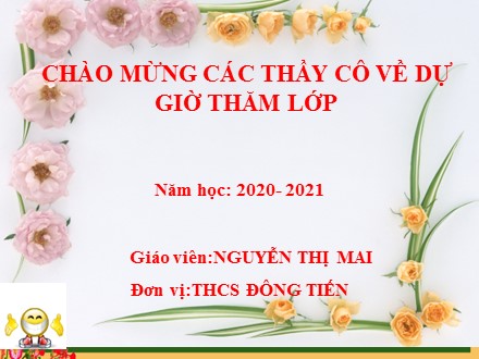 Bài giảng Ngữ văn Lớp 6 - Tiết 90: Nhân hóa - Năm học 2020-2021 - Nguyễn Thị Mai