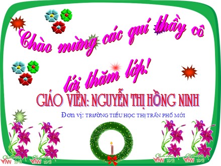 Bài giảng Toán Lớp 1 - Trừ trong phạm vi 10 - Nguyễn Thị Hồng Ninh