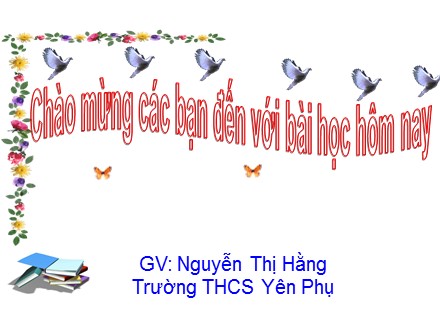 Bài giảng Vật lí Lớp 6 - Bài 11: Khối lượng riêng - Nguyễn Thị Hằng