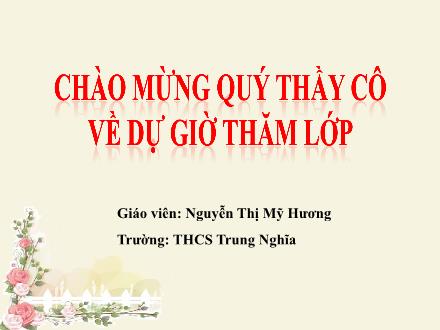 Bài giảng Sinh học Lớp 7 - Bài 58: Đa dạng sinh học (Tiếp theo) - Nguyễn Thị Mỹ Hương