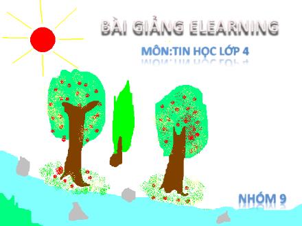 Bài giảng Tin học Lớp 4 - Bài 4: Vẽ hình e-líp, hình tròn - Năm học 2018-2019