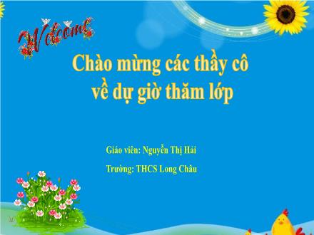 Bài giảng Toán Lớp 7 - Tiết 3, Bài 2: Cộng, trừ, nhân, chia số hữu tỉ - Nguyễn Thị Hải