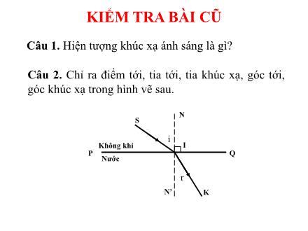 Bài giảng Vật lý Lớp 9 - Tiết 45: Thấu kính hội tụ